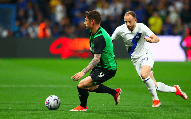 意杯:科莫近期状态尚可,萨索洛表现有所起伏